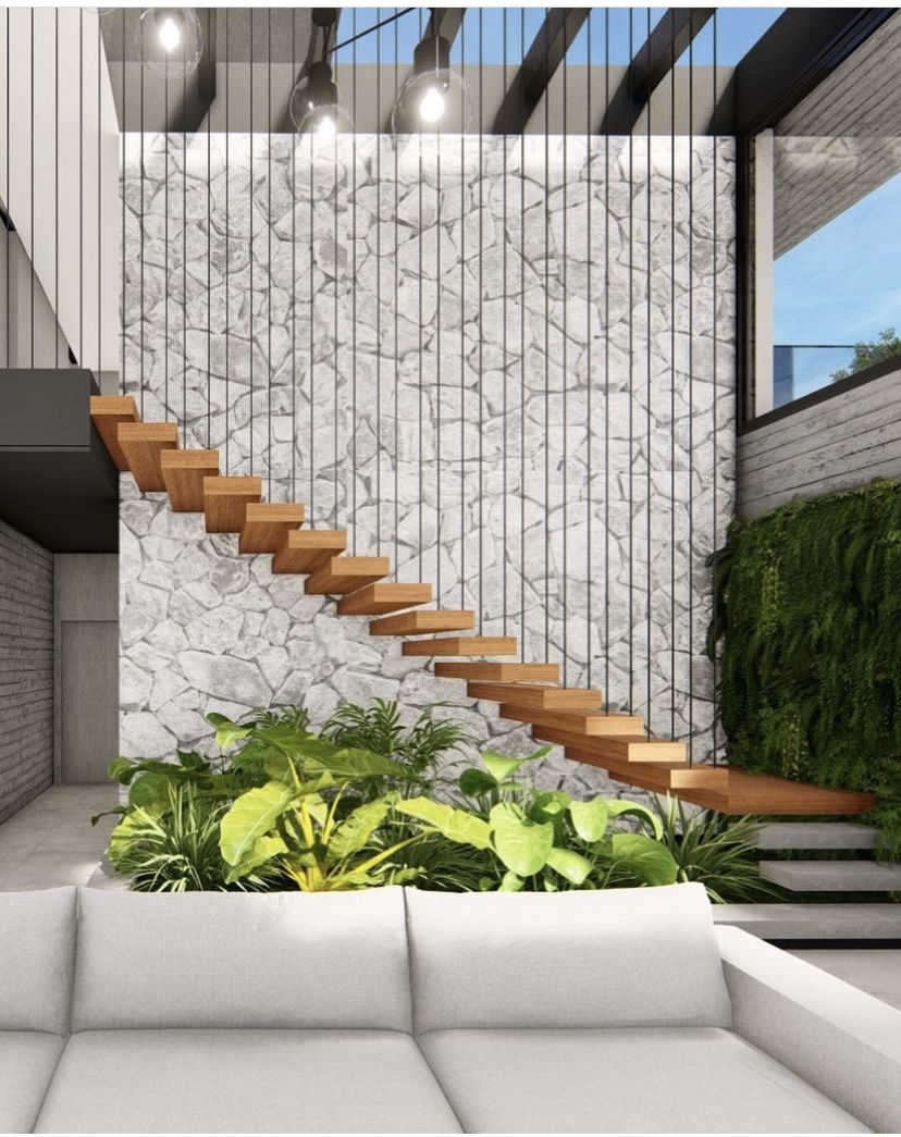 🌀 پله معلق؛ ترکیب هنر، مهندسی و زیبایی در دکوراسیون مدرن