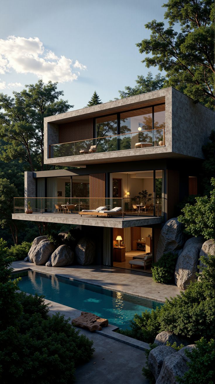 سازه ال اس اف برای ویلاهای کوهستانی و ساحلی