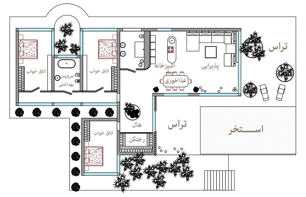 نقشه ویلا: راهنمای جامع طراحی و انتخاب بهترین طرح برای ویلا